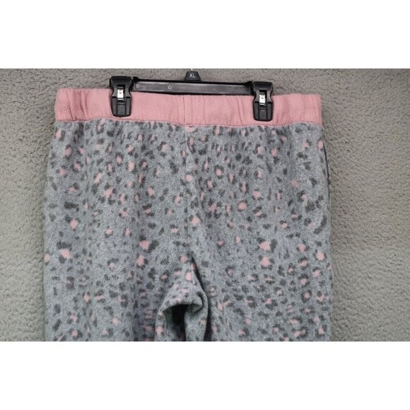 Cuddl Duds Fleece w/Stretch Thick Pajama Set-Size Medium-Drawstring-Pockets - Picture 8 of 16